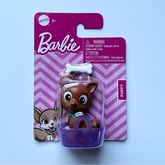 NEW Barbie Pets by Mattel - Puppy with Bone and Bunny with Carrot - 2 Pets - Picture 3 of 4